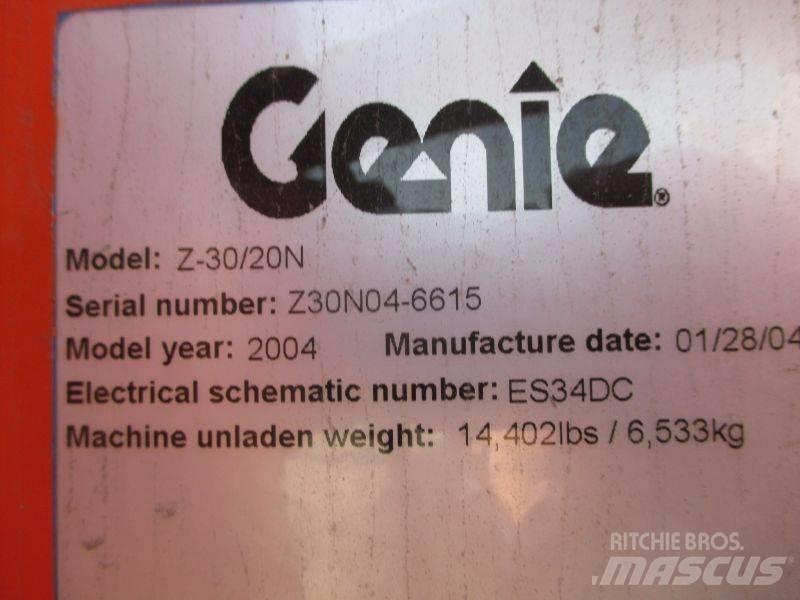 Genie Z 30/20 N Körüklü personel platformları
