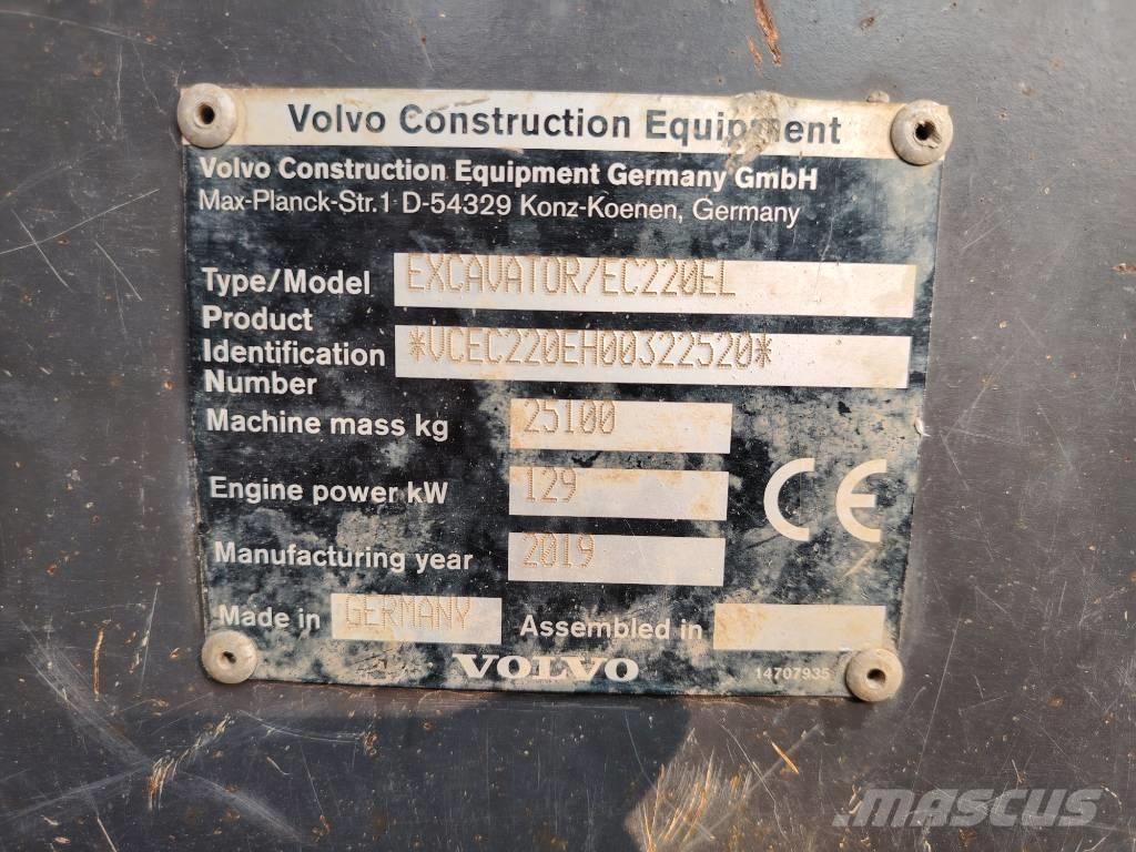 Volvo EC 220 E Paletli ekskavatörler