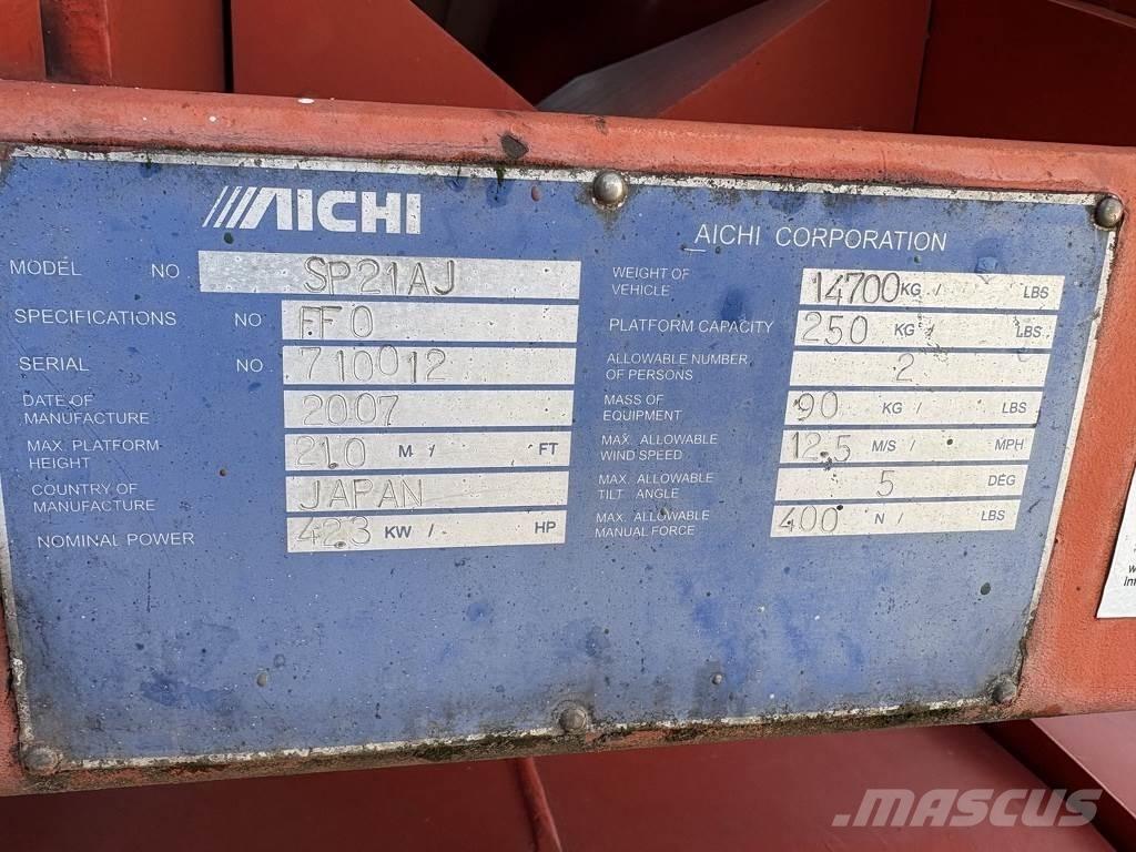 Aichi Sp21aj Teleskopik personel platformları