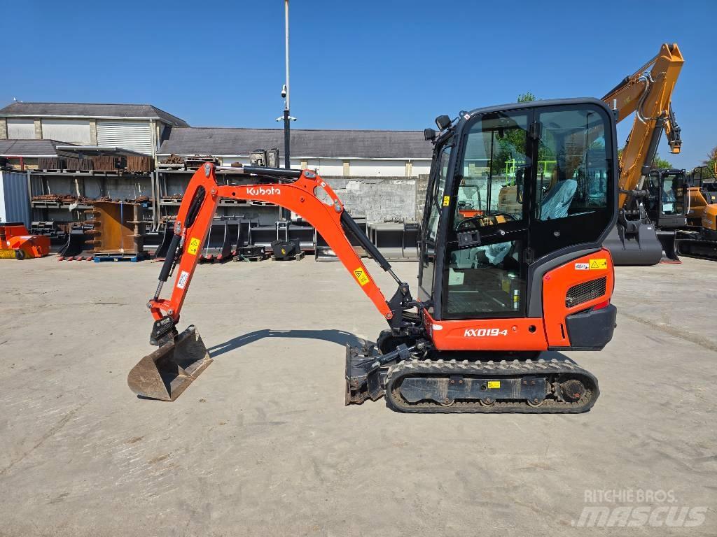 Kubota KX 019-4 Mini ekskavatörler, 7 tona dek