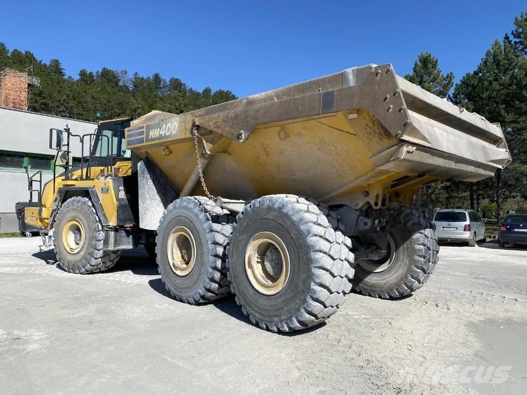 Komatsu HM 400 Belden kirma kaya kamyonu