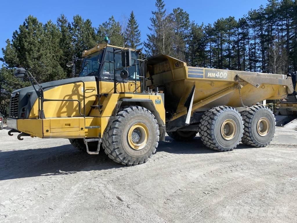 Komatsu HM 400 Belden kirma kaya kamyonu