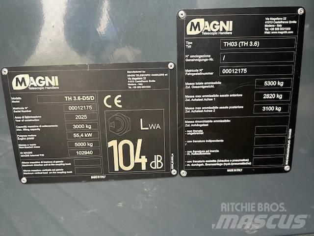 Magni TH 3.6 Teleskopik yükleyiciler