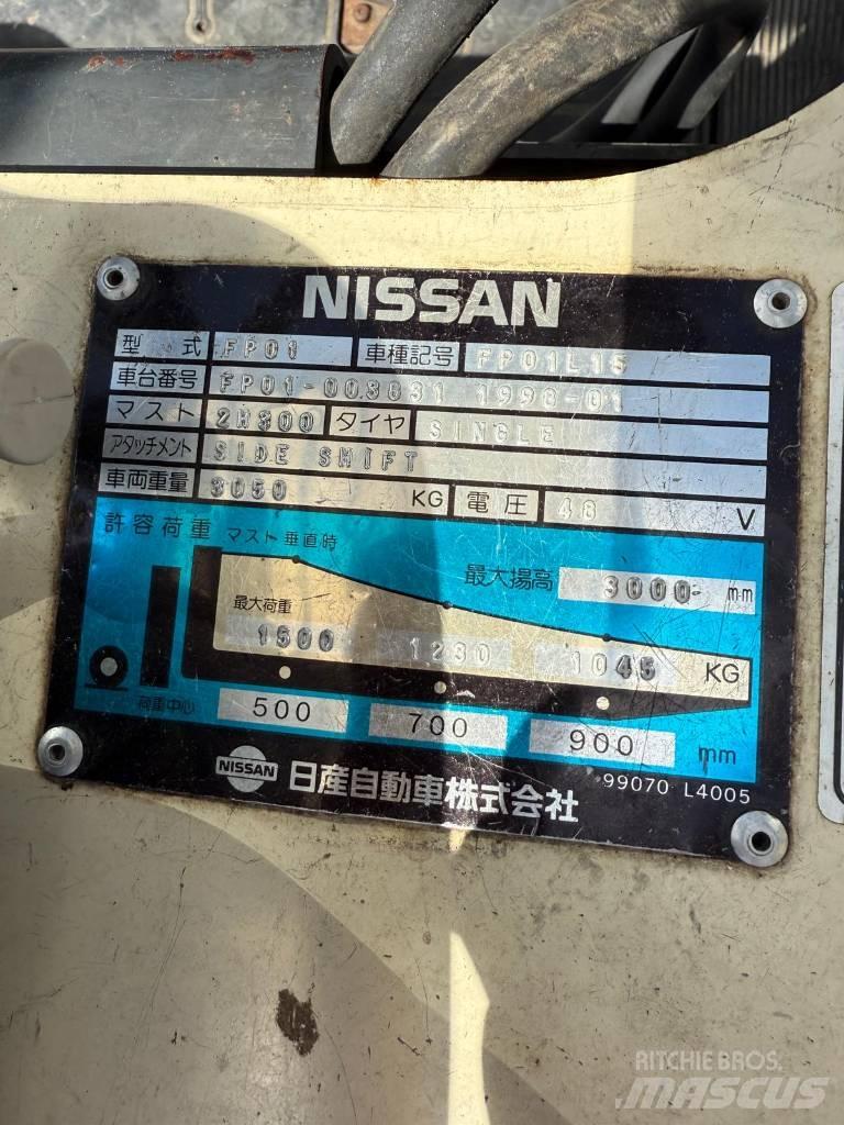 Nissan FP01 L 15 U Elektrikli forkliftler