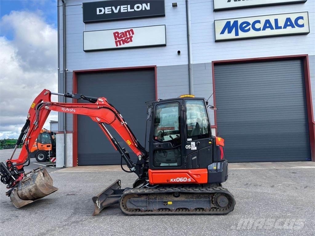 Kubota KX060-5 Mini ekskavatörler, 7 tona dek