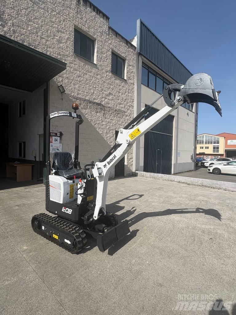 Bobcat E 08 Mini ekskavatörler, 7 tona dek