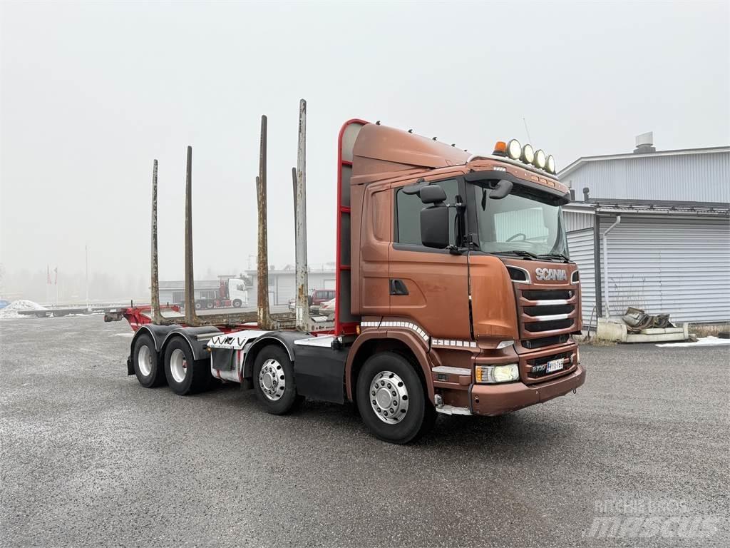Scania R 730 8X4 Tomruk kamyonlari
