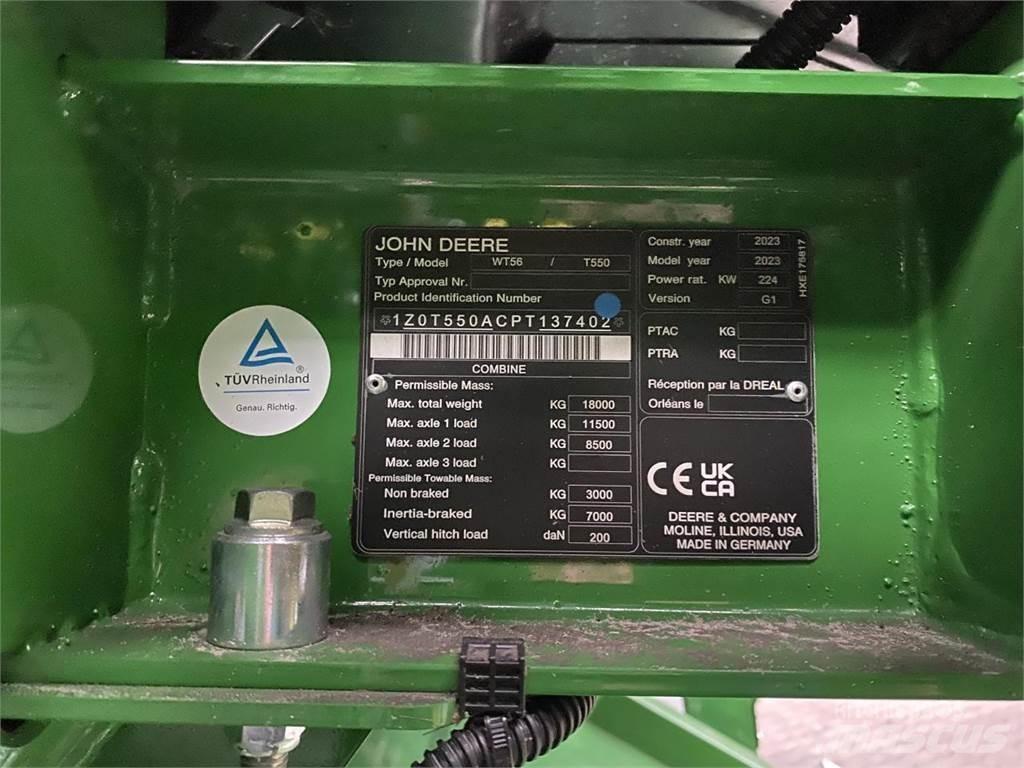 John Deere T550i Biçerdöverler