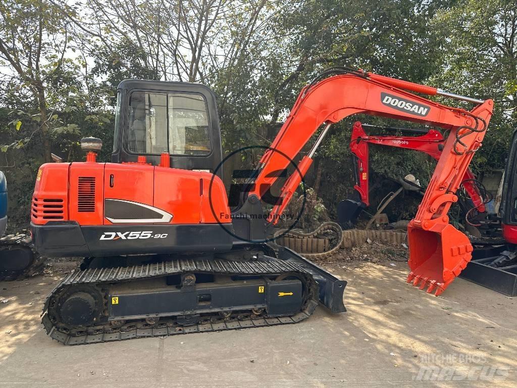 Doosan DX 55 Mini ekskavatörler, 7 tona dek