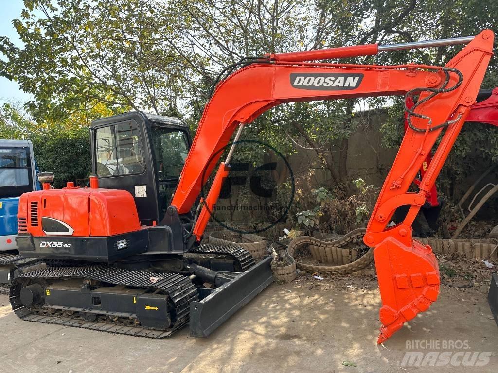 Doosan DX 55 Mini ekskavatörler, 7 tona dek