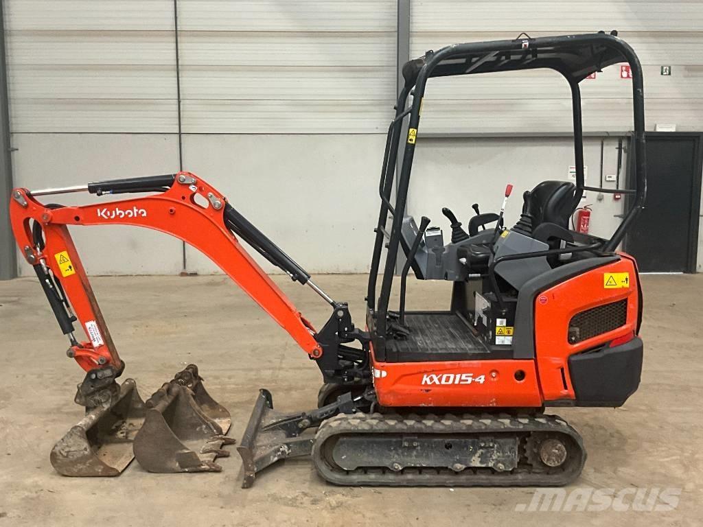 Kubota KX 015-4 Mini ekskavatörler, 7 tona dek