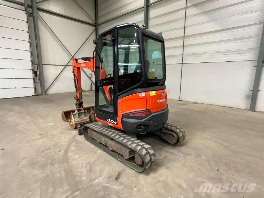 Kubota U 27-4 Mini ekskavatörler, 7 tona dek