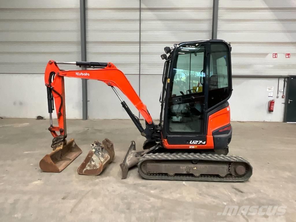 Kubota U 27-4 Mini ekskavatörler, 7 tona dek