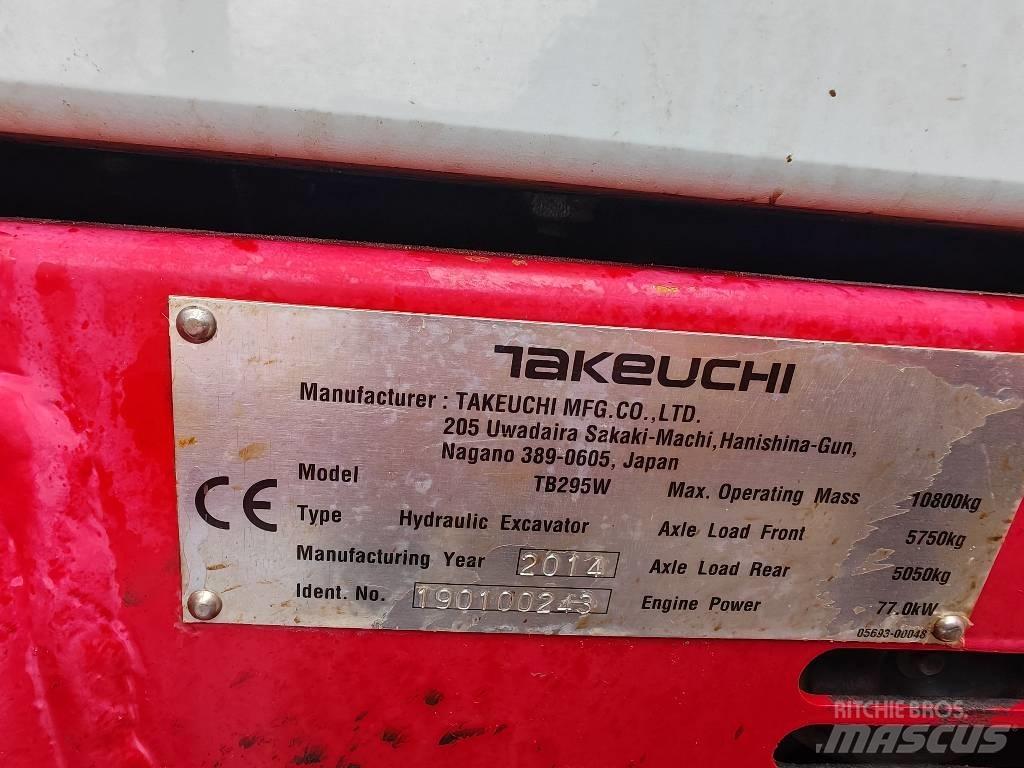 Takeuchi TB295W Lastik tekerli ekskavatörler
