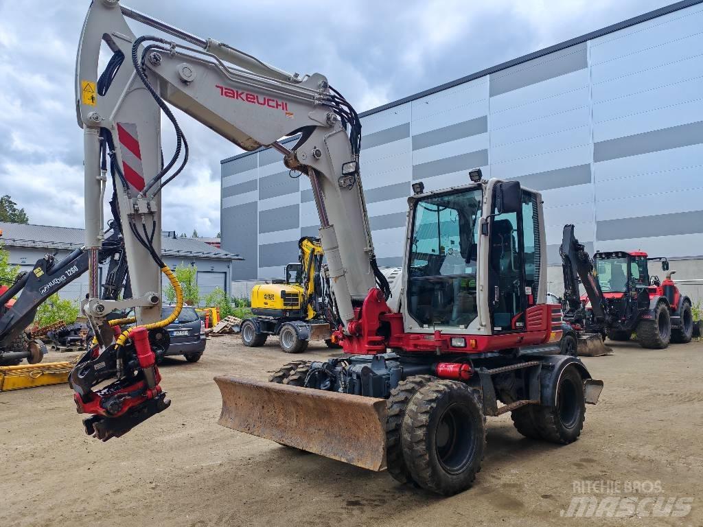 Takeuchi TB295W Lastik tekerli ekskavatörler