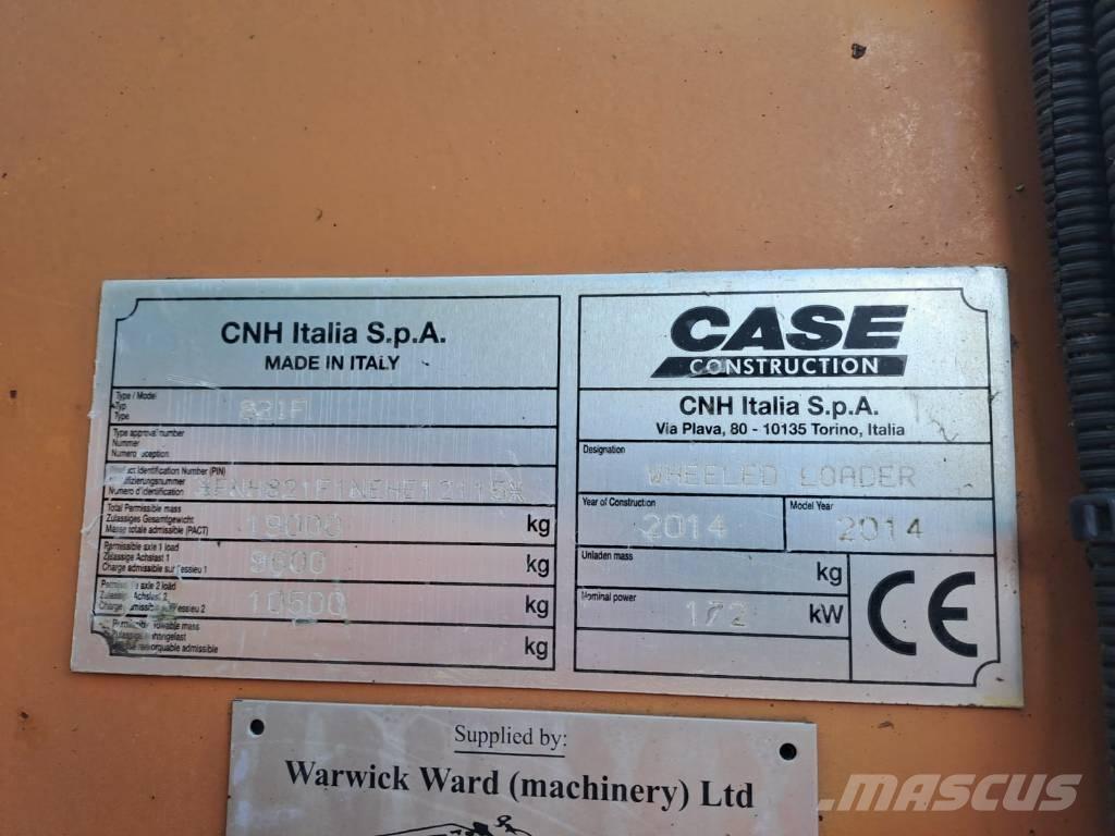 CASE 821 FXR Tekerlekli yükleyiciler