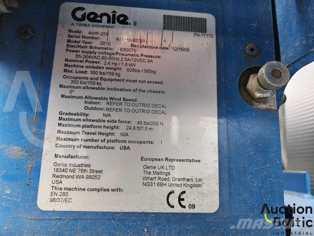 Genie AWP 25 S Diger lift ve platformlar