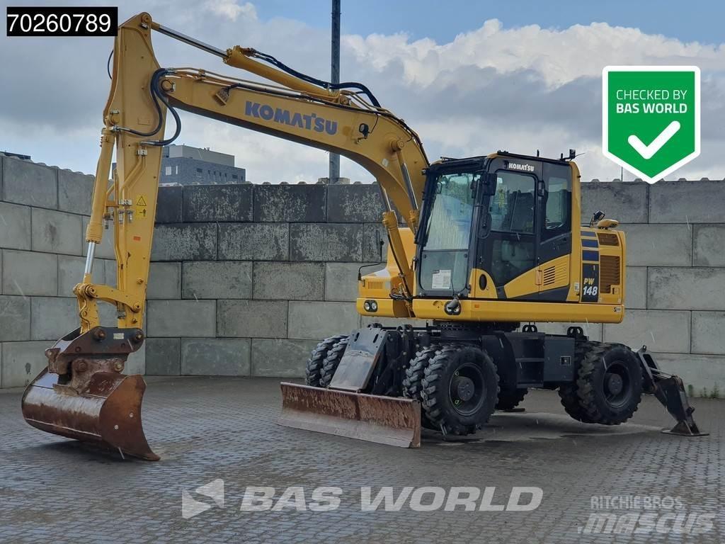Komatsu PW148 -11 Lastik tekerli ekskavatörler