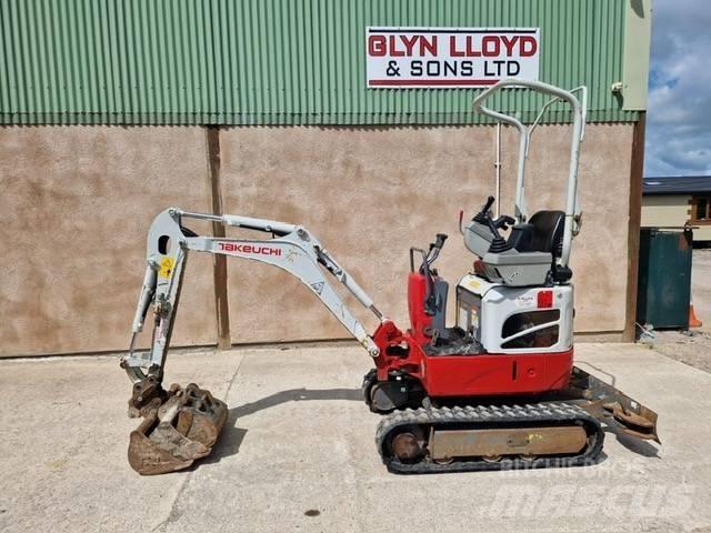 Takeuchi TB 210 R Mini ekskavatörler, 7 tona dek