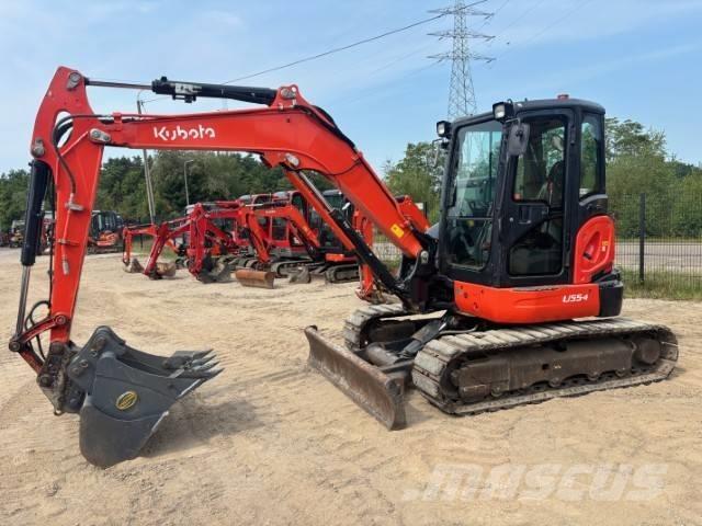 Kubota U 55-4 Mini ekskavatörler, 7 tona dek