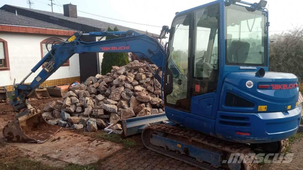 Takeuchi TB 240 Mini ekskavatörler, 7 tona dek