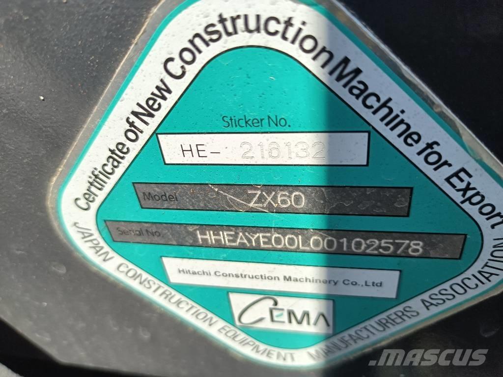 Hitachi 60 Paletli ekskavatörler