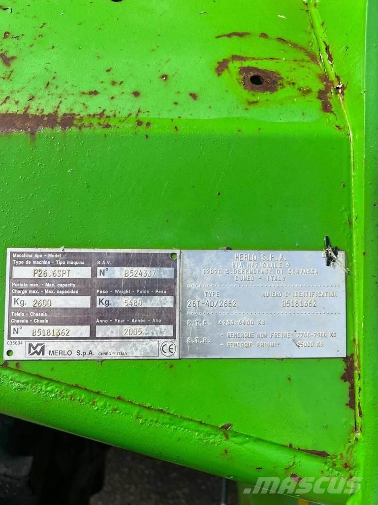 Merlo P26.6 SPT Teleskopik yükleyiciler