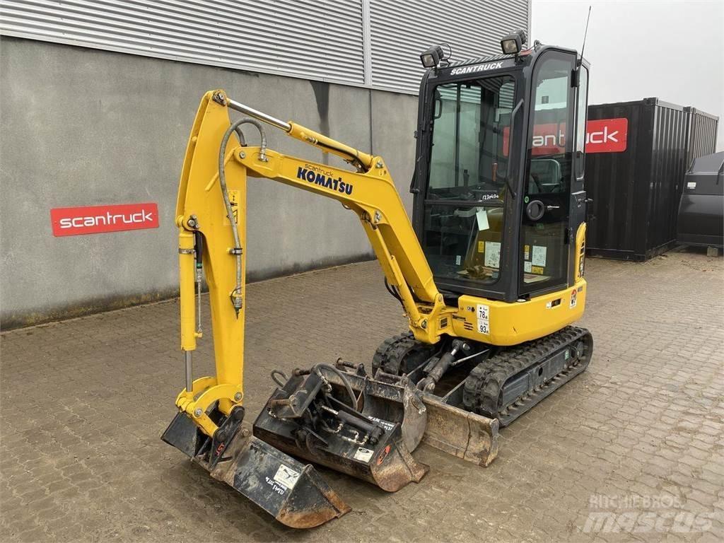Komatsu PC16R-3 Lastik tekerli ekskavatörler