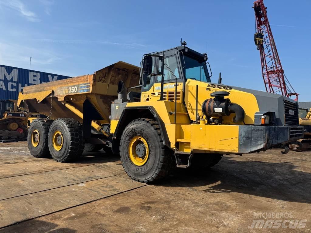 Komatsu HM 350-2 Belden kirma kaya kamyonu