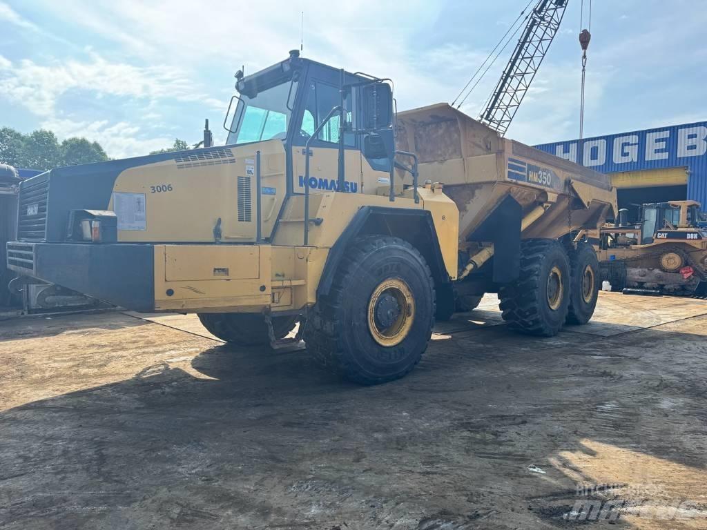 Komatsu HM 350-2 Belden kirma kaya kamyonu