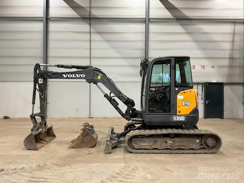 Volvo ECR 50 D Mini ekskavatörler, 7 tona dek