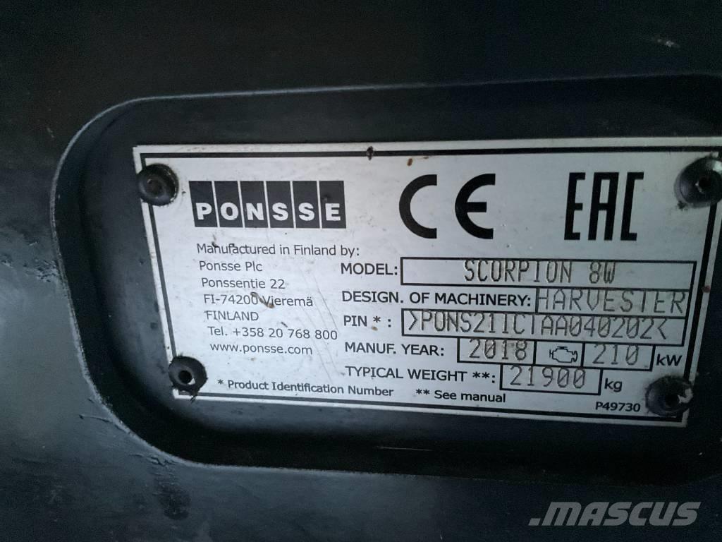 Ponsse Scorpion Biçerdöverler