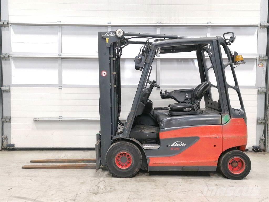 Linde E25-01 Elektrikli forkliftler