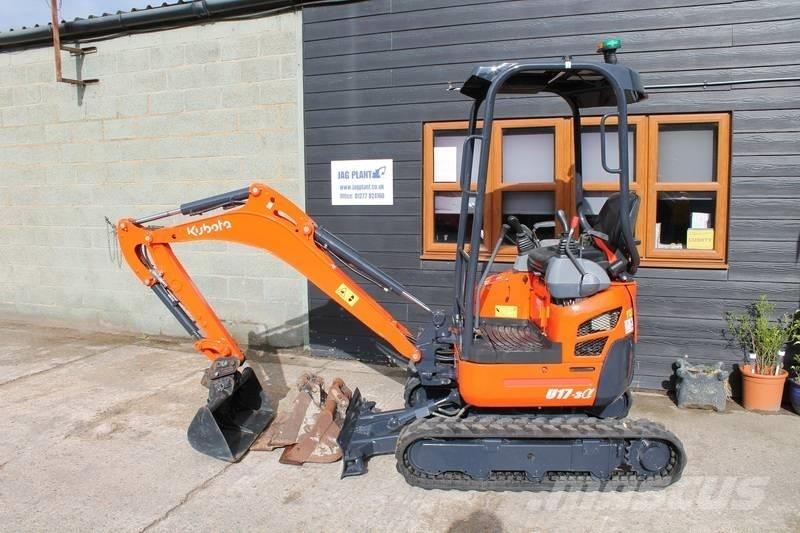 Kubota U 17-3 Mini ekskavatörler, 7 tona dek