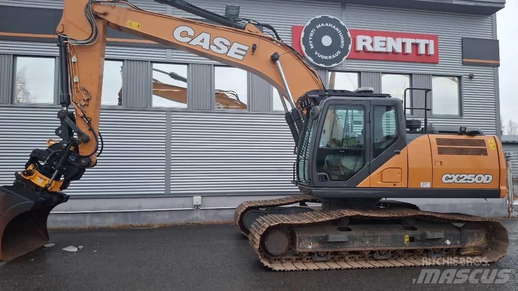CASE CX 250 D Paletli ekskavatörler