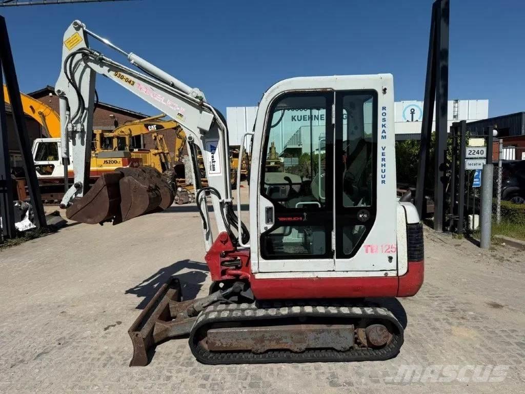 Takeuchi TB125 Mini ekskavatörler, 7 tona dek