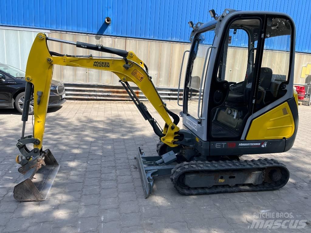 Wacker Neuson ET 18 Mini ekskavatörler, 7 tona dek
