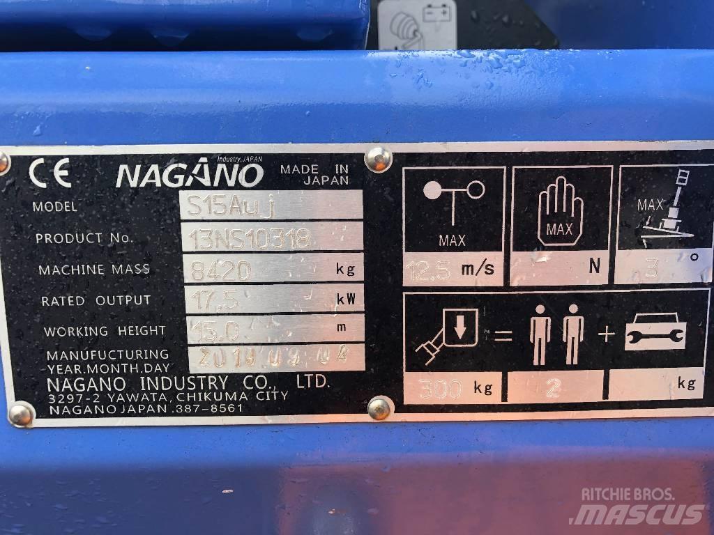 Nagano S15AUJ Teleskopik personel platformları