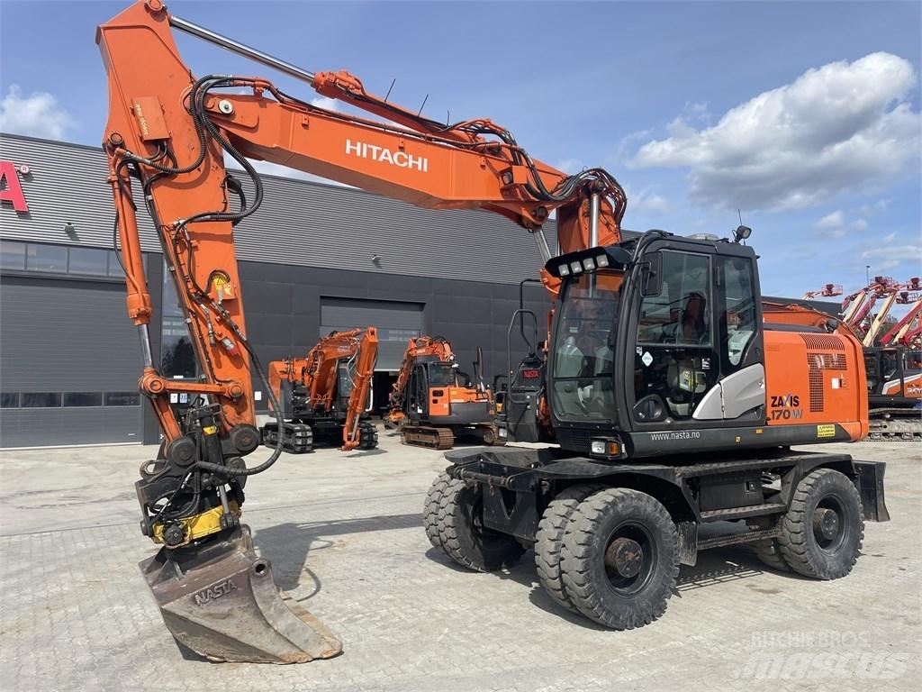 Hitachi ZX 170 W-5 B Lastik tekerli ekskavatörler