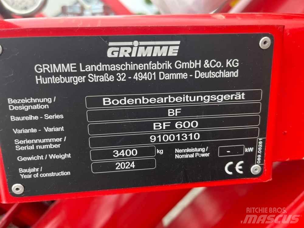 Grimme BF Patates ekipmanları - Diğer