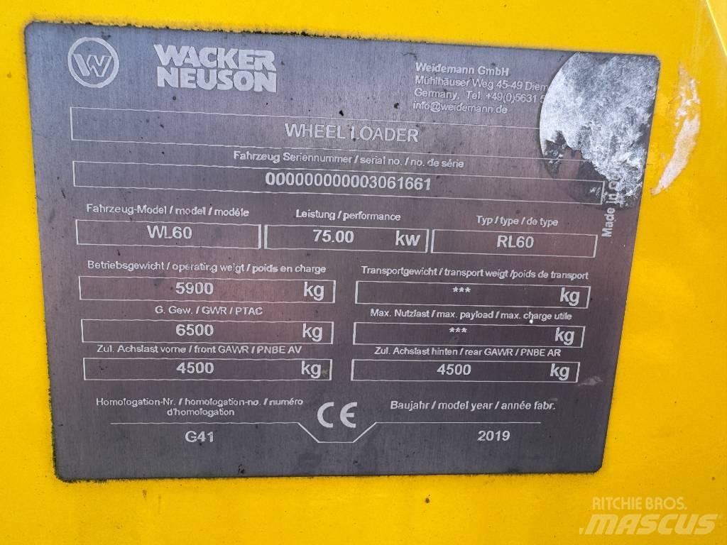 Wacker Neuson WL60 Tekerlekli yükleyiciler