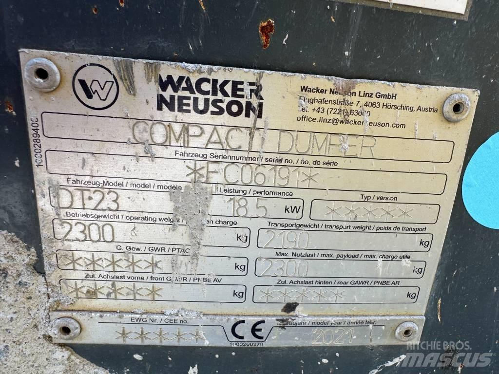 Wacker Neuson DT23 Paletli damperler