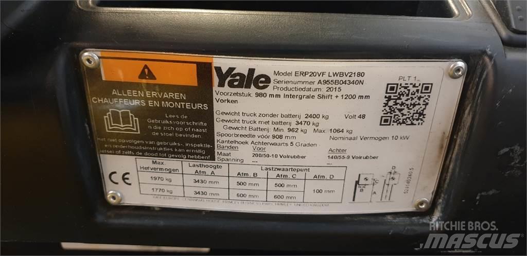 Yale ERP20VF 2014 Elektrikli forkliftler