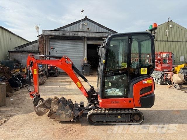 Kubota KX 016-4 Mini ekskavatörler, 7 tona dek