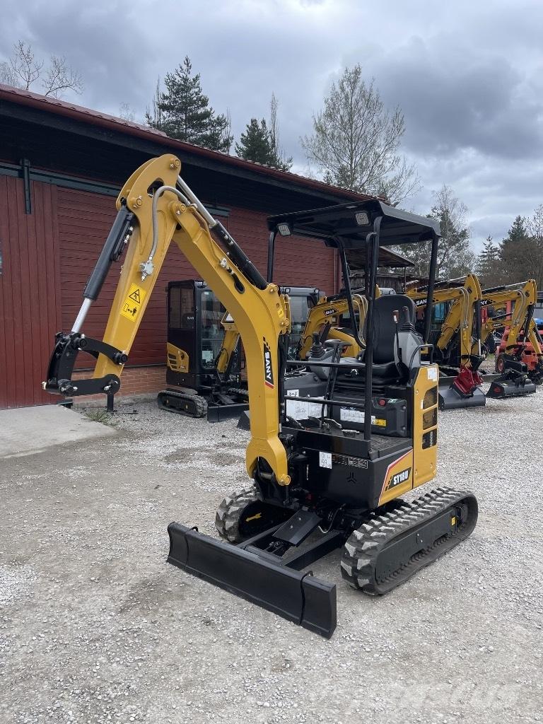 Sany SY18U Mini ekskavatörler, 7 tona dek