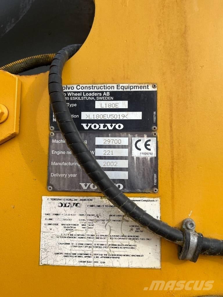 Volvo L 180 E Tekerlekli yükleyiciler