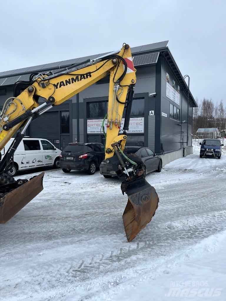 Yanmar B 95 W Lastik tekerli ekskavatörler