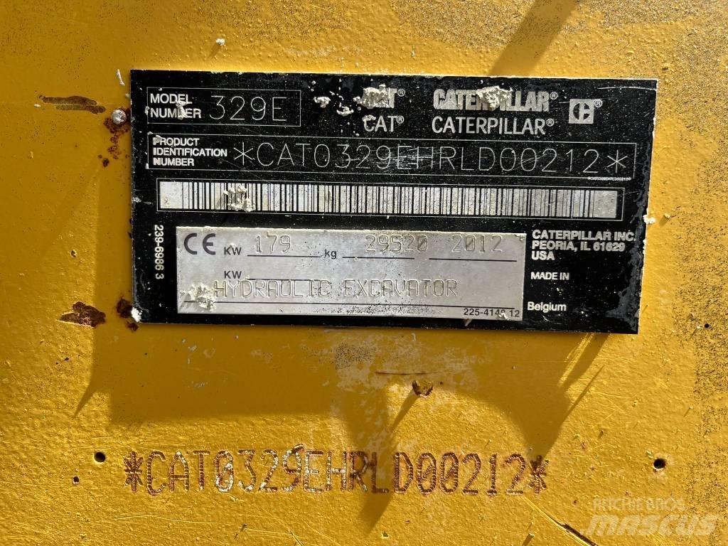 CAT 329 E LN Paletli ekskavatörler