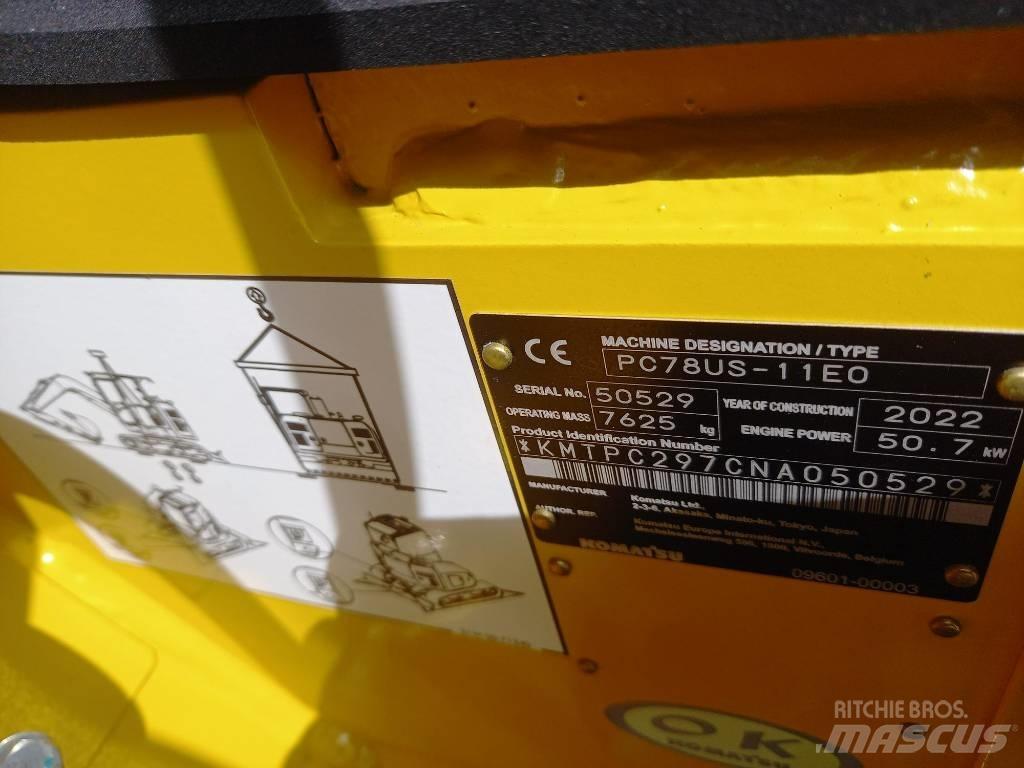 Komatsu PC78US-11EO Midi ekskavatörler 7 - 12 t