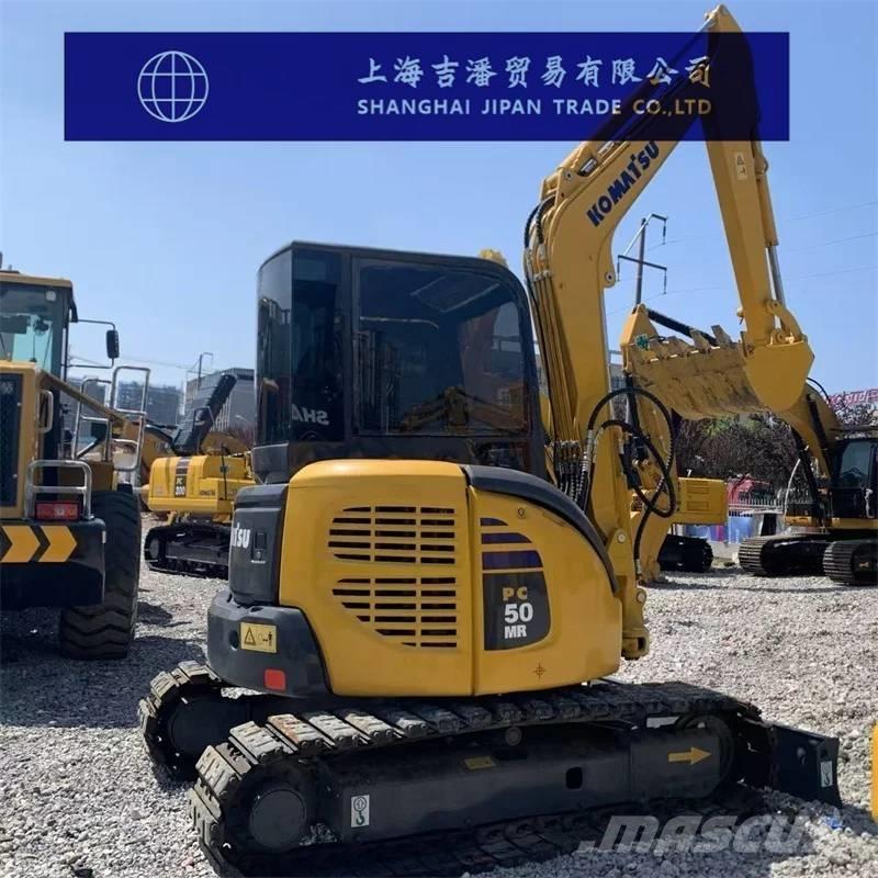 Komatsu PC 50 MR Mini ekskavatörler, 7 tona dek